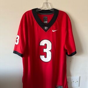 Nike Red and Black Men's Jersey